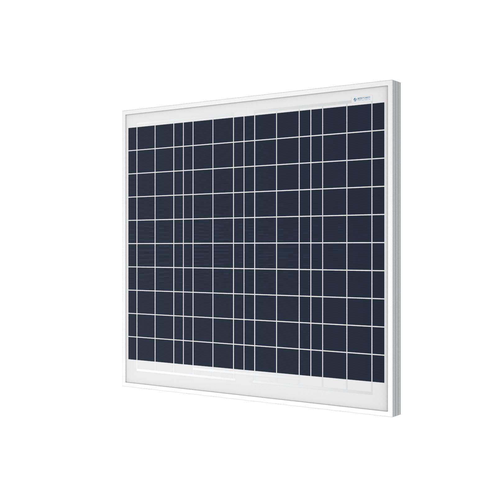ACOPOWER 60 Watts Poly Solar Panel, 12V