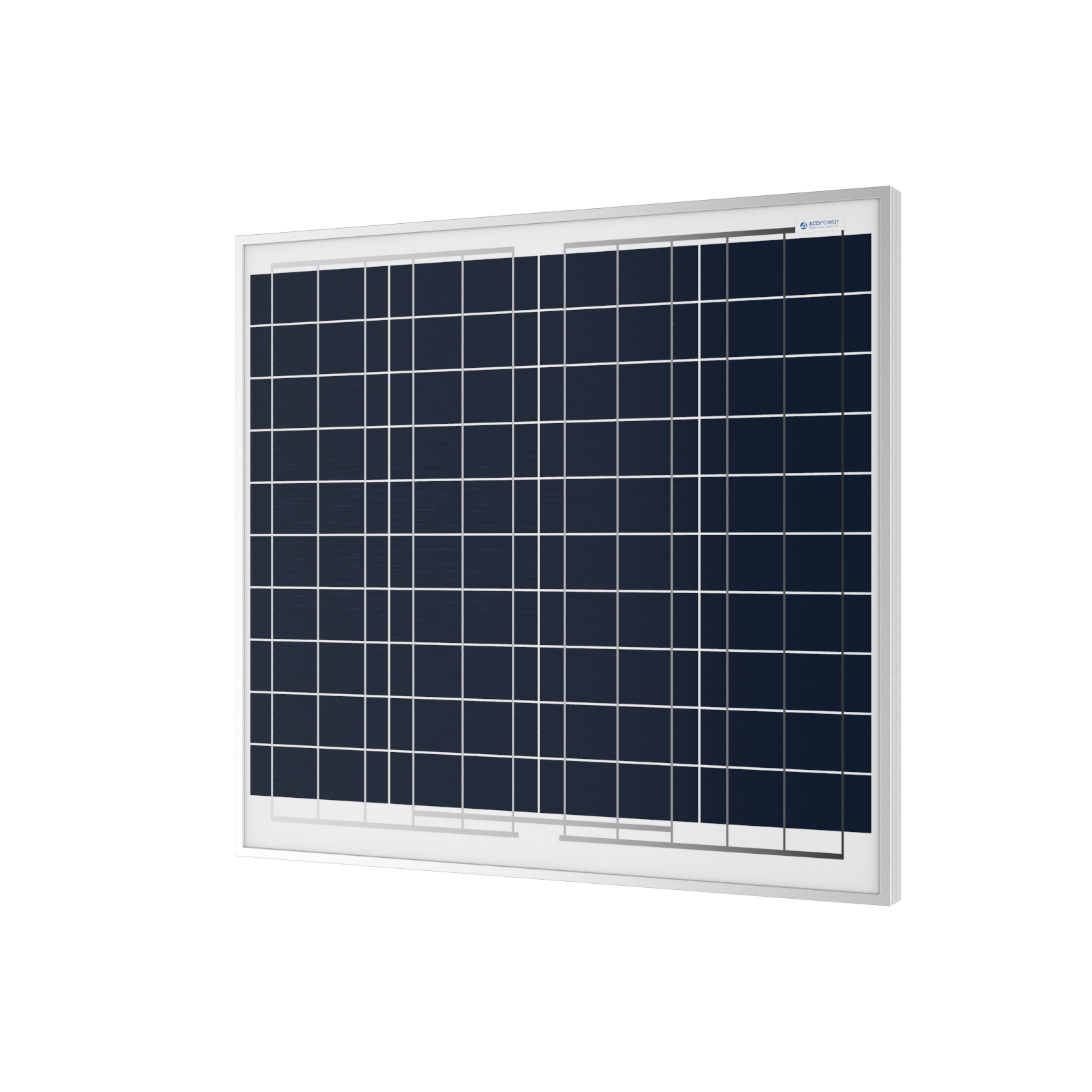 ACOPOWER 60 Watts Poly Solar Panel, 12V