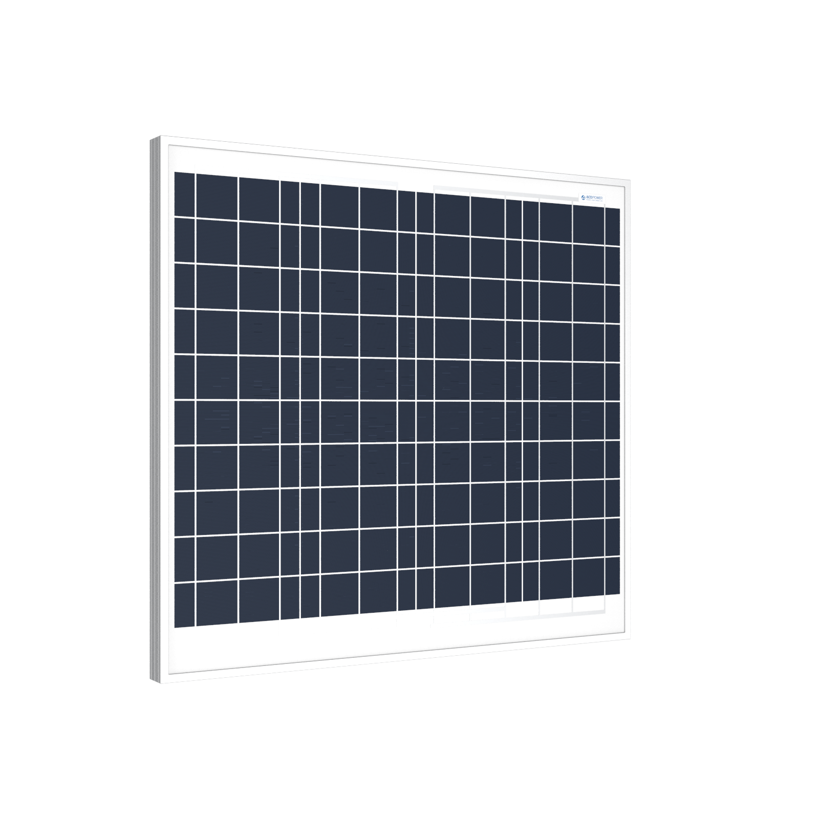 ACOPOWER 60 Watts Polycrystalline Solar Panel, 12V
