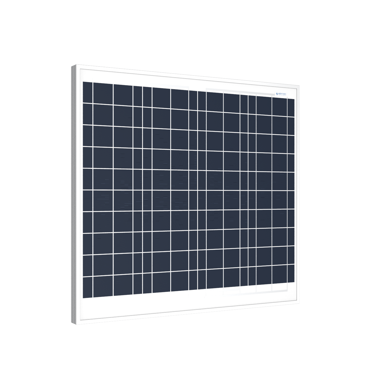 ACOPOWER 60 Watts Poly Solar Panel, 12V