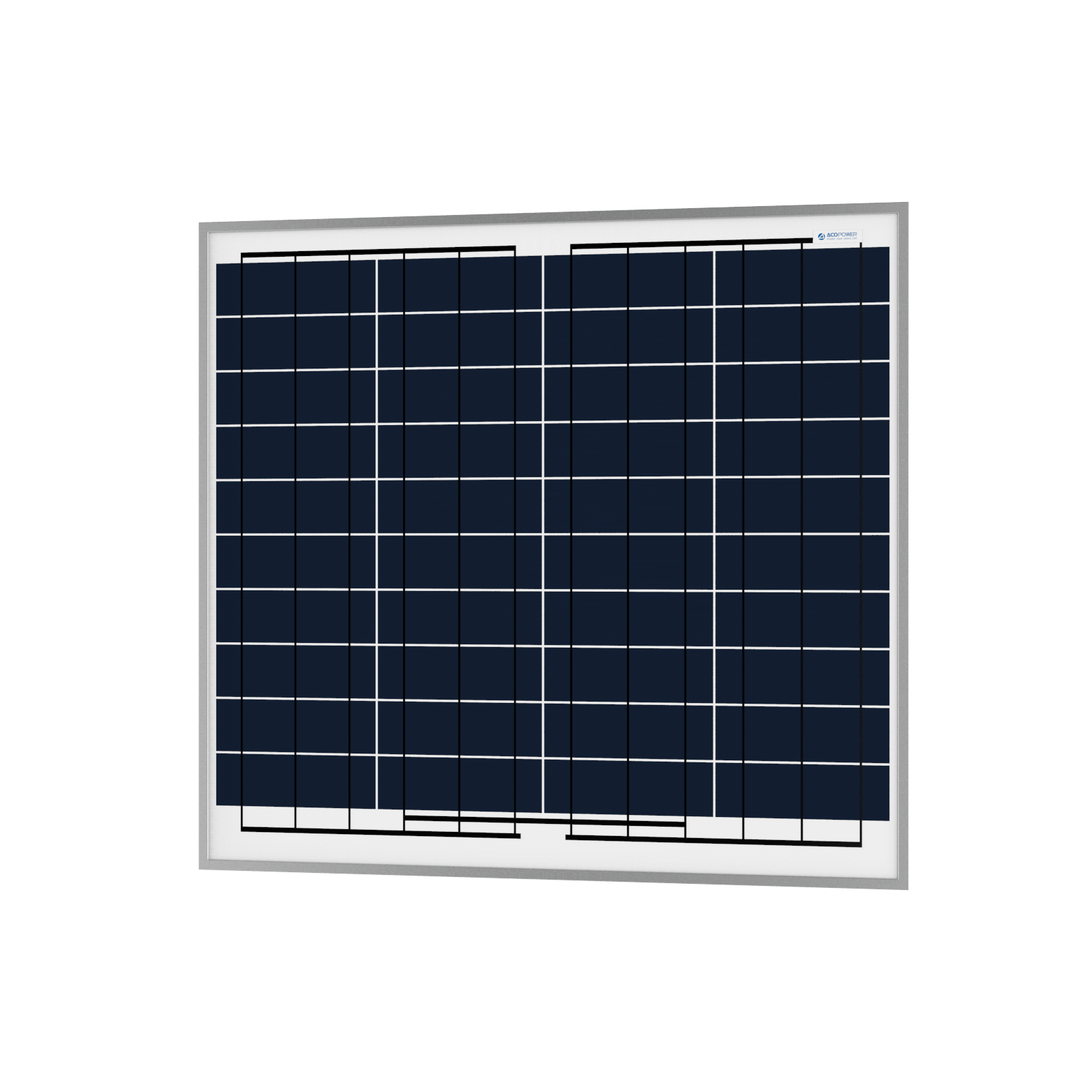 ACOPOWER 60 Watts Poly Solar Panel, 12V