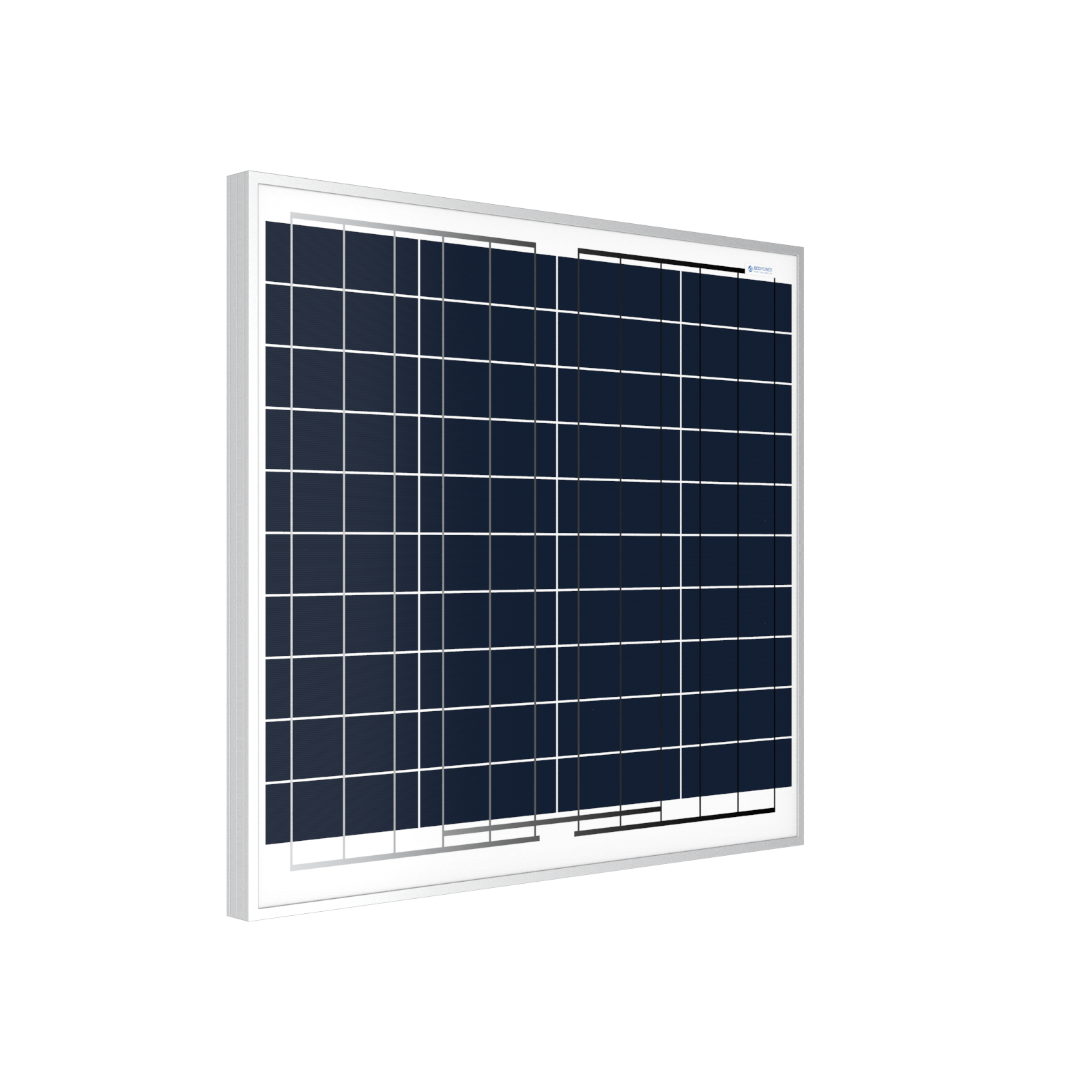 ACOPOWER 60 Watts Poly Solar Panel, 12V