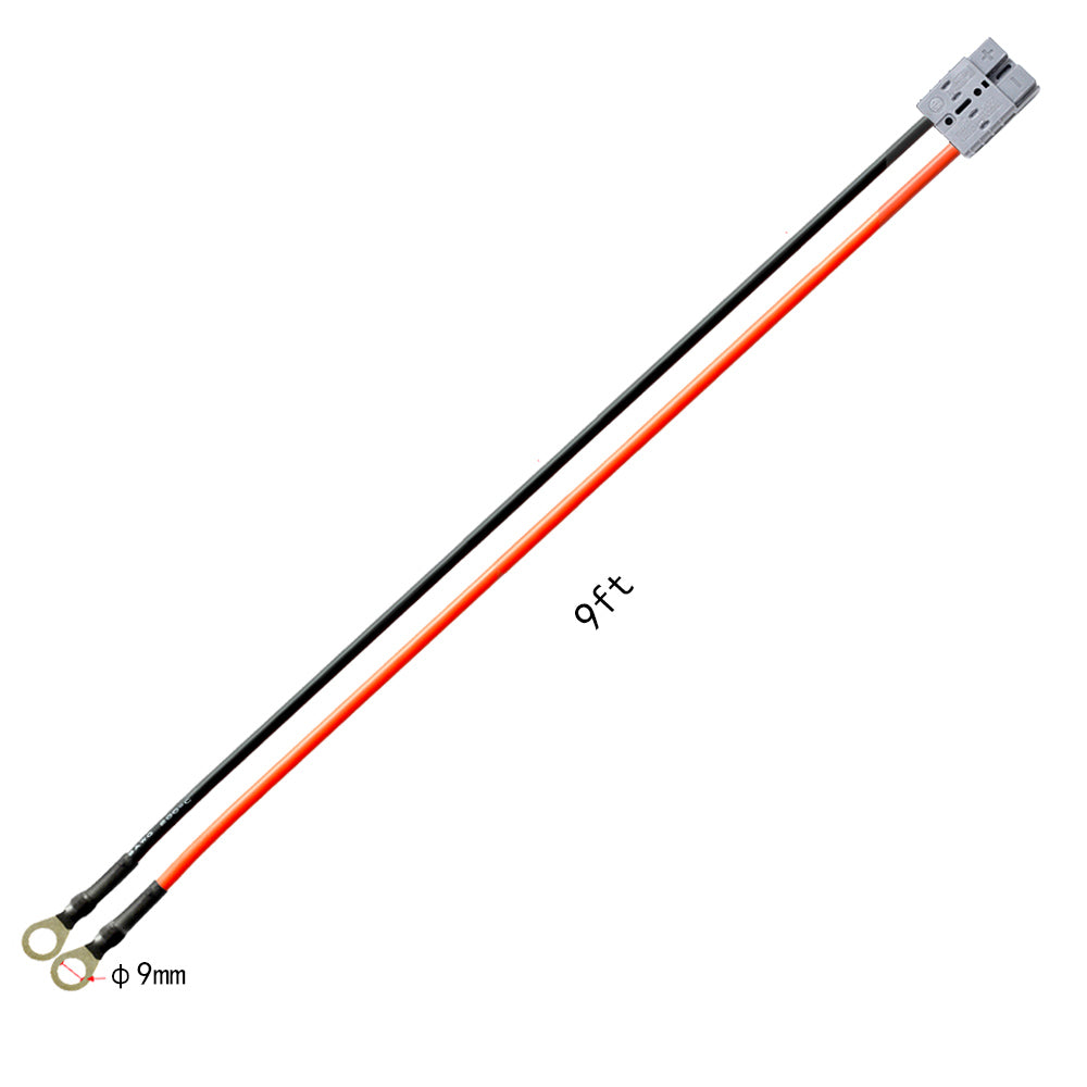 ACOPOWER 9ft 8AWG Anderson-Ring Cable - acopower