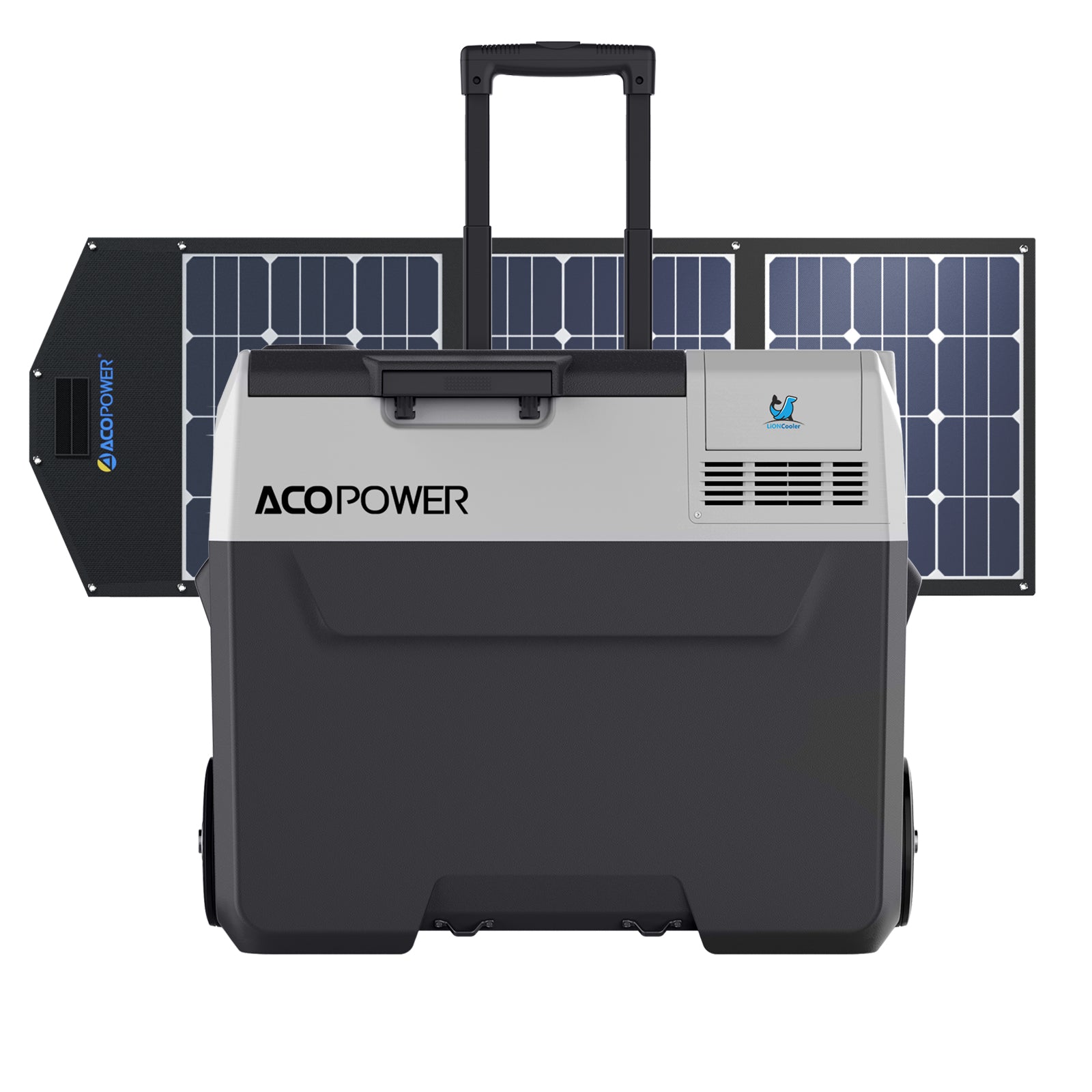LiONCooler Pro Combo, PX40 Portable Solar Fridge Freezer (42 Quarts) and 90W Solar Panel